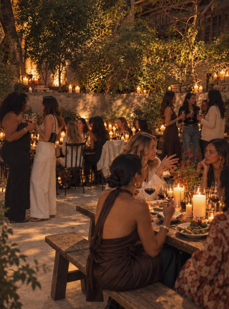 November 8th: For the Girls, With Love   community dinner in the hills